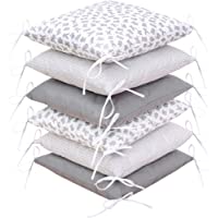 Amilian Protector de bordes para cuna de bebé- suave- protección para los bordes de la cuna- 210 cm- para parque de…